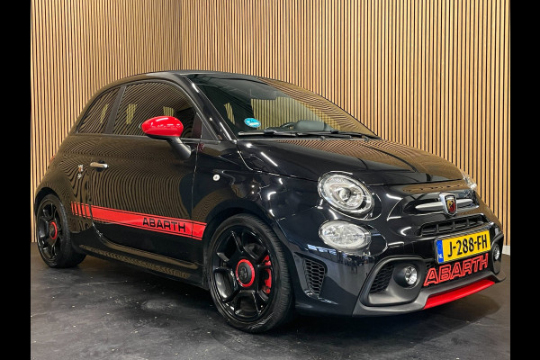 Fiat 500C 1.4 T-Jet Abarth Turismo 70th Anniversary|160PK|BLACK&RED EDITION|DIGITAL COCKPIT|CABRIO|CARPLAY|NAVIGATIE|AIRCO|MARGE|