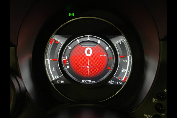 Fiat 500C 1.4 T-Jet Abarth Turismo 70th Anniversary|160PK|BLACK&RED EDITION|DIGITAL COCKPIT|CABRIO|CARPLAY|NAVIGATIE|AIRCO|MARGE|