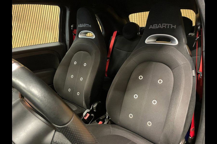 Fiat 500C 1.4 T-Jet Abarth Turismo 70th Anniversary|160PK|BLACK&RED EDITION|DIGITAL COCKPIT|CABRIO|CARPLAY|NAVIGATIE|AIRCO|MARGE|