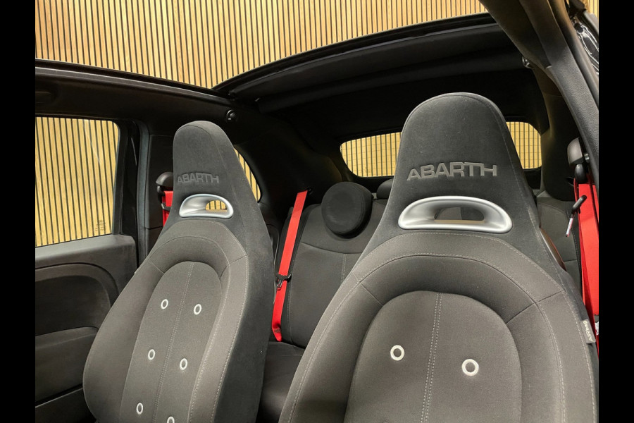 Fiat 500C 1.4 T-Jet Abarth Turismo 70th Anniversary|160PK|BLACK&RED EDITION|DIGITAL COCKPIT|CABRIO|CARPLAY|NAVIGATIE|AIRCO|MARGE|