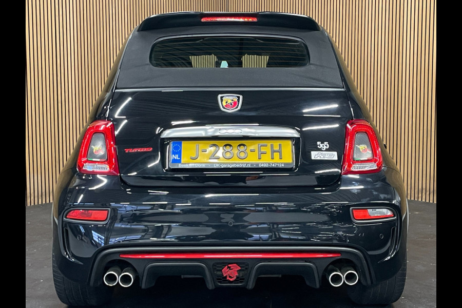 Fiat 500C 1.4 T-Jet Abarth Turismo 70th Anniversary|160PK|BLACK&RED EDITION|DIGITAL COCKPIT|CABRIO|CARPLAY|NAVIGATIE|AIRCO|MARGE|