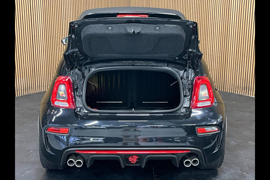 Fiat 500C 1.4 T-Jet Abarth Turismo 70th Anniversary|160PK|BLACK&RED EDITION|DIGITAL COCKPIT|CABRIO|CARPLAY|NAVIGATIE|AIRCO|MARGE|