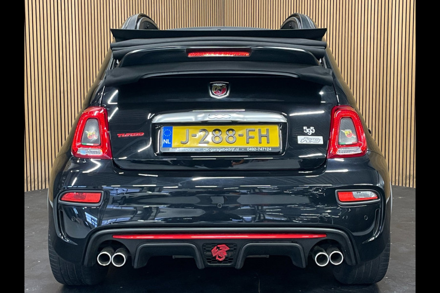 Fiat 500C 1.4 T-Jet Abarth Turismo 70th Anniversary|160PK|BLACK&RED EDITION|DIGITAL COCKPIT|CABRIO|CARPLAY|NAVIGATIE|AIRCO|MARGE|