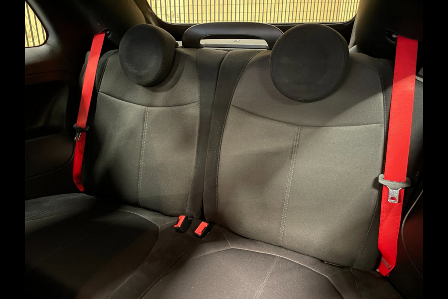 Fiat 500C 1.4 T-Jet Abarth Turismo 70th Anniversary|160PK|BLACK&RED EDITION|DIGITAL COCKPIT|CABRIO|CARPLAY|NAVIGATIE|AIRCO|MARGE|