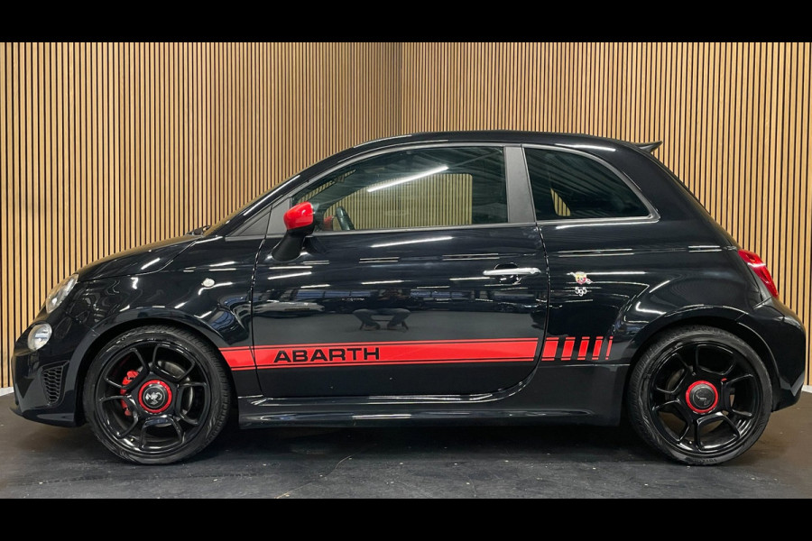 Fiat 500C 1.4 T-Jet Abarth Turismo 70th Anniversary|160PK|BLACK&RED EDITION|DIGITAL COCKPIT|CABRIO|CARPLAY|NAVIGATIE|AIRCO|MARGE|
