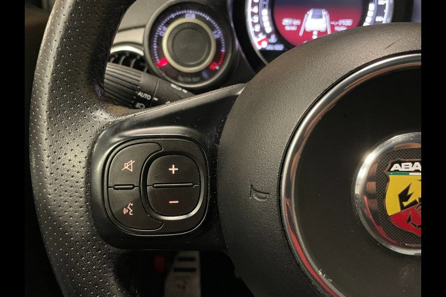 Fiat 500C 1.4 T-Jet Abarth Turismo 70th Anniversary|160PK|BLACK&RED EDITION|DIGITAL COCKPIT|CABRIO|CARPLAY|NAVIGATIE|AIRCO|MARGE|