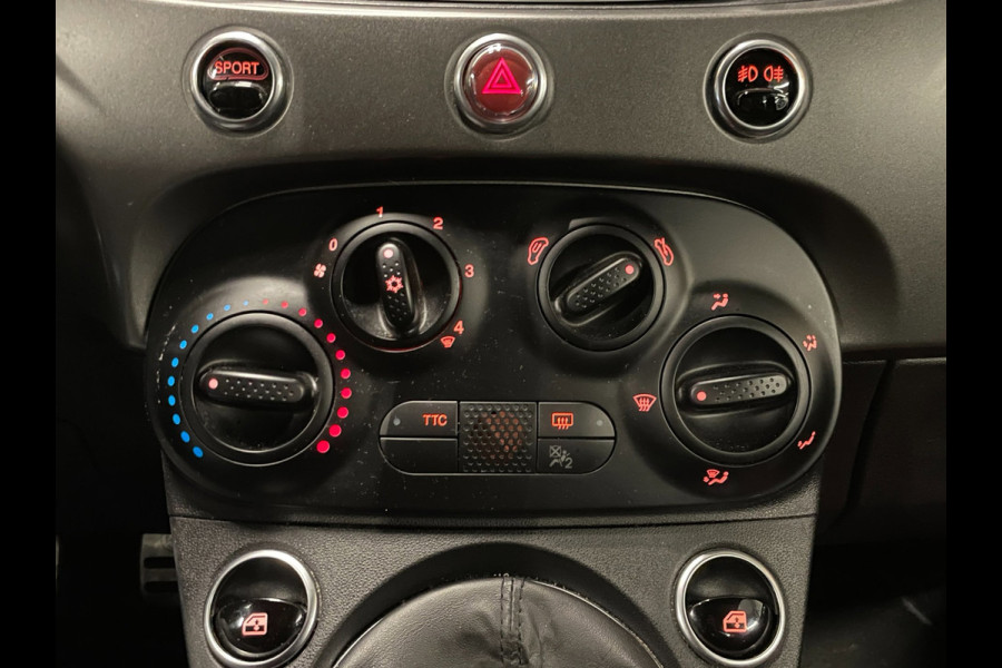 Fiat 500C 1.4 T-Jet Abarth Turismo 70th Anniversary|160PK|BLACK&RED EDITION|DIGITAL COCKPIT|CABRIO|CARPLAY|NAVIGATIE|AIRCO|MARGE|