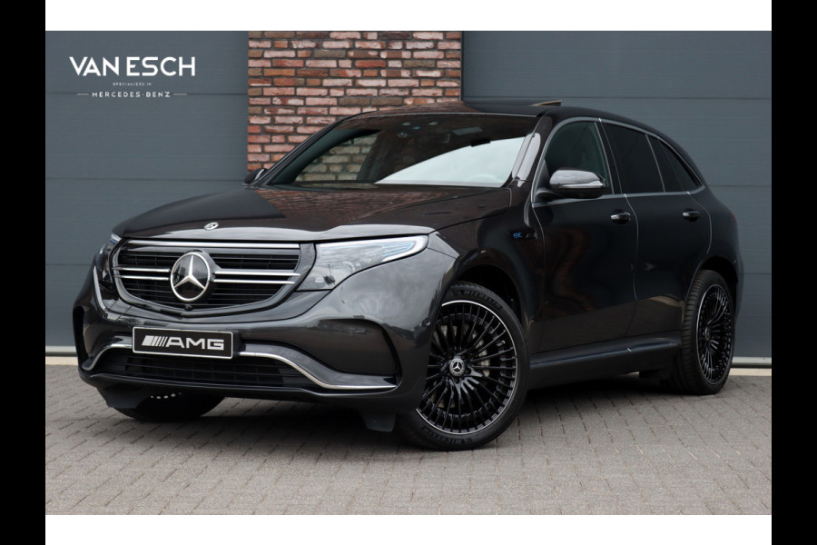 Mercedes-Benz EQC 400 4MATIC AMG Line 80 kWh | Schuifdak | Distronic+ | HUD | Trekhaak | Memory | Advanced Sound System | Keyless Go | Surround Camera |