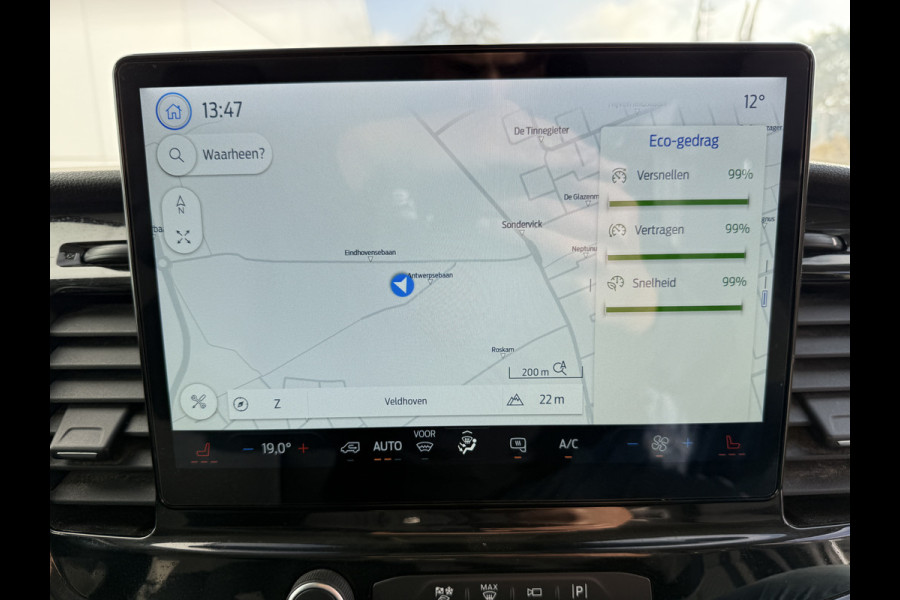 Ford E-Transit 68kWh 184PK L2H3 317km WLTP 94,8% (SOH) Airco Climate Control Cruise Control CarPlay 360 Camera Navigatie Parkeersensoren v+a