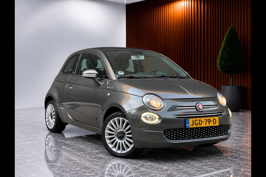 Fiat 500 1.2 Star (NAVIGATIE, CRUISE CONTROL, PARKEERSENSOREN, LEDER, CABRIO, MULTIMEDIA, BLUETOOTH, LED, ETC!)