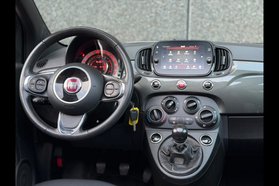 Fiat 500 1.2 Star (NAVIGATIE, CRUISE CONTROL, PARKEERSENSOREN, LEDER, CABRIO, MULTIMEDIA, BLUETOOTH, LED, ETC!)