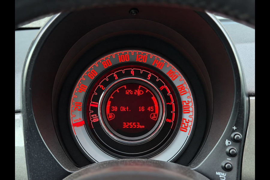 Fiat 500 1.2 Star (NAVIGATIE, CRUISE CONTROL, PARKEERSENSOREN, LEDER, CABRIO, MULTIMEDIA, BLUETOOTH, LED, ETC!)