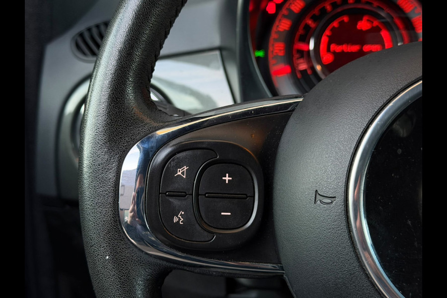 Fiat 500 1.2 Star (NAVIGATIE, CRUISE CONTROL, PARKEERSENSOREN, LEDER, CABRIO, MULTIMEDIA, BLUETOOTH, LED, ETC!)