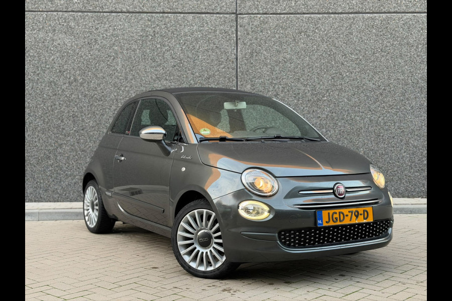 Fiat 500 1.2 Star (NAVIGATIE, CRUISE CONTROL, PARKEERSENSOREN, LEDER, CABRIO, MULTIMEDIA, BLUETOOTH, LED, ETC!)
