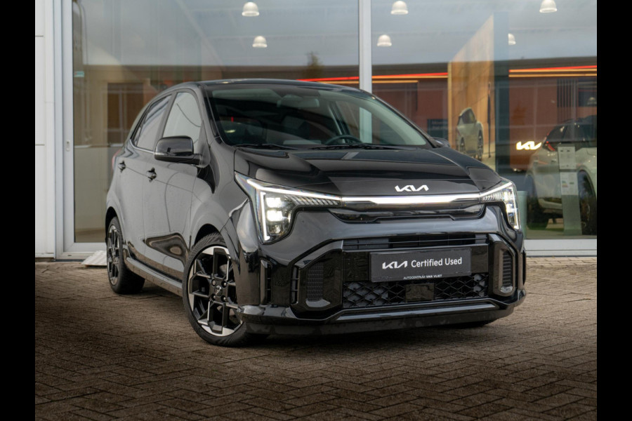 Kia Picanto 1.0 DPI GT-Line AUTOMAAT | ALS NIEUW | Schuifkanteldak | Navigatie | Stoel en stuurverwarming |
