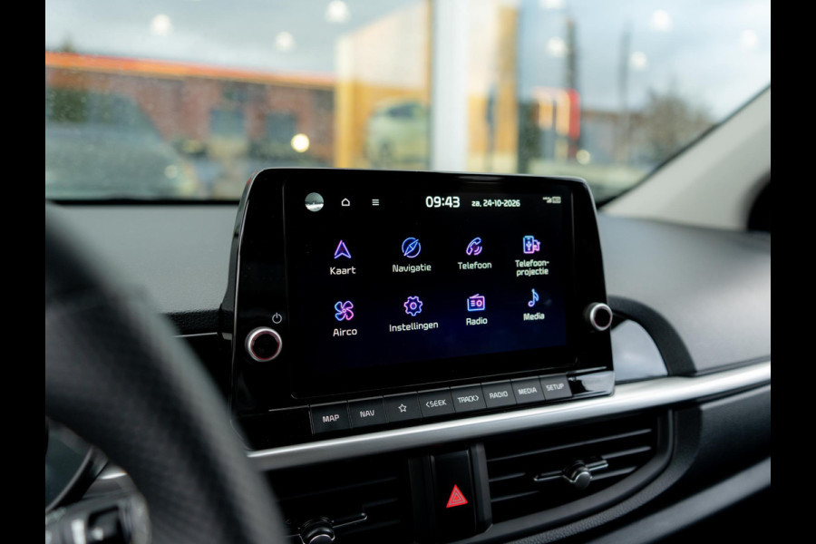 Kia Picanto 1.0 DPI GT-Line AUTOMAAT | ALS NIEUW | Schuifkanteldak | Navigatie | Stoel en stuurverwarming |