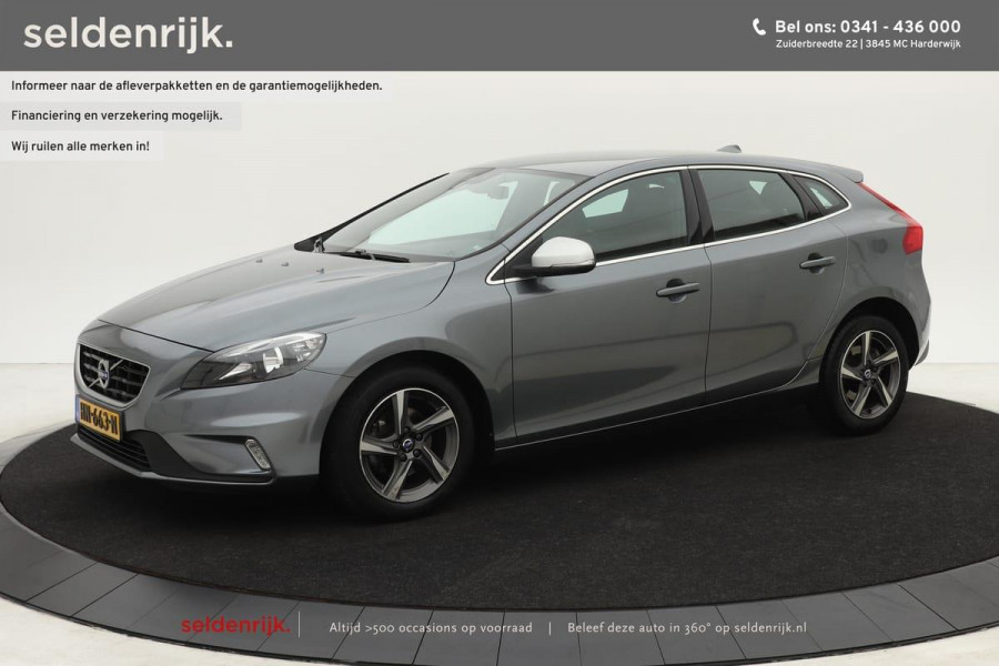 Volvo V40 2.0 D2 R-Design | Navigatie | Leder/alcantara | Climate control Stoelverwarming