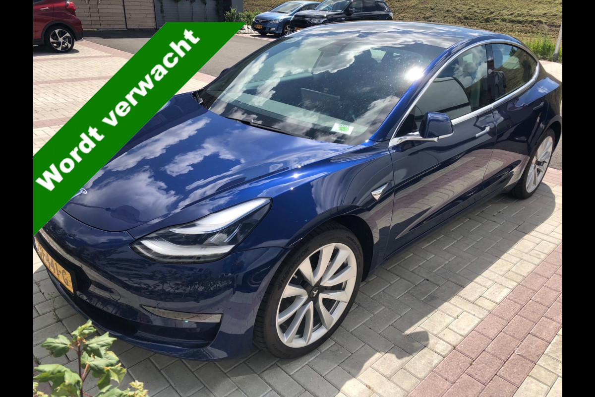 Tesla Model 3 Long Range RWD - Zwart leder