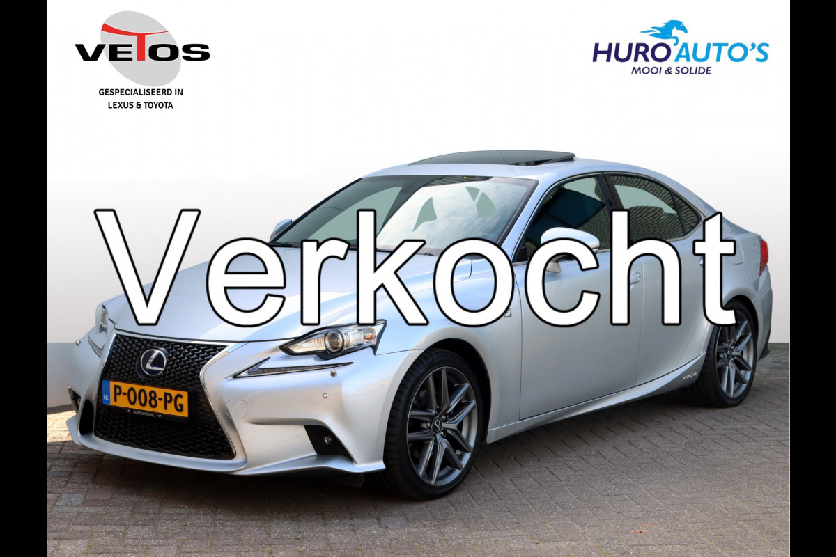 Lexus IS 300h F Sport Line | Schuifdak | Adaptief Onderstel | Stoelverwarming